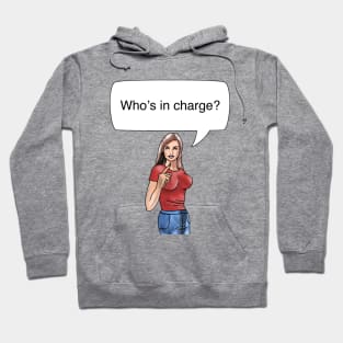 Women Pointing (In Red) Hoodie